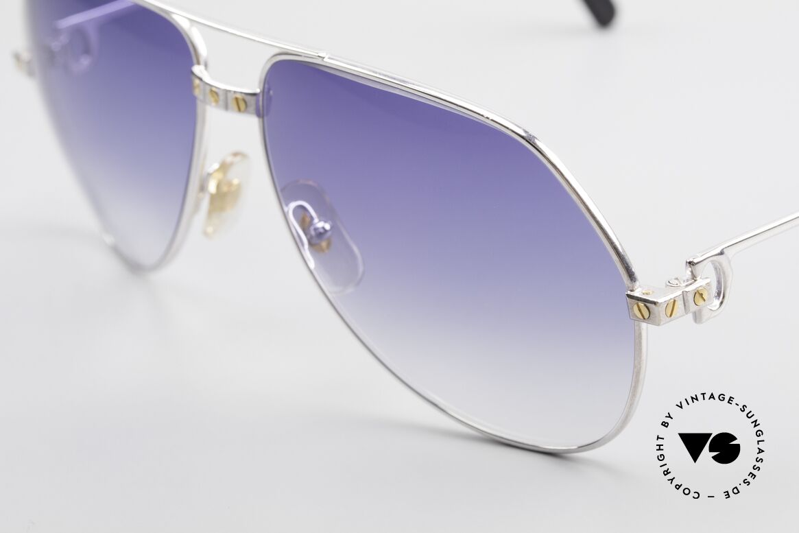 Cartier Vendome Santos - L Silberne Special Edition, diese Farb-Variante werden Sie sonst nirgendwo finden!!, Passend für Herren
