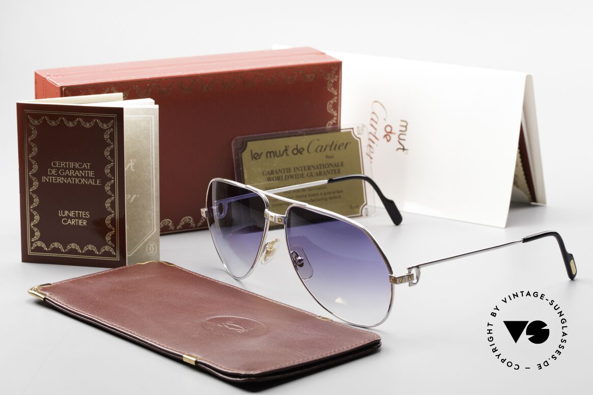Cartier Vendome Santos - L Silberne Special Edition, Größe: large, Passend für Herren