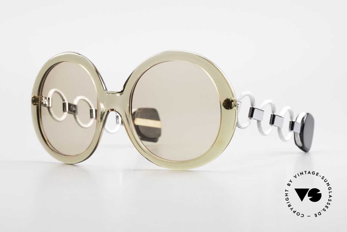 Serge Kirchhofer 461 Modegeschichte Udo Proksch, alte, originale 1960er Sonnenbrille von Serge Kirchhofer, Passend für Damen