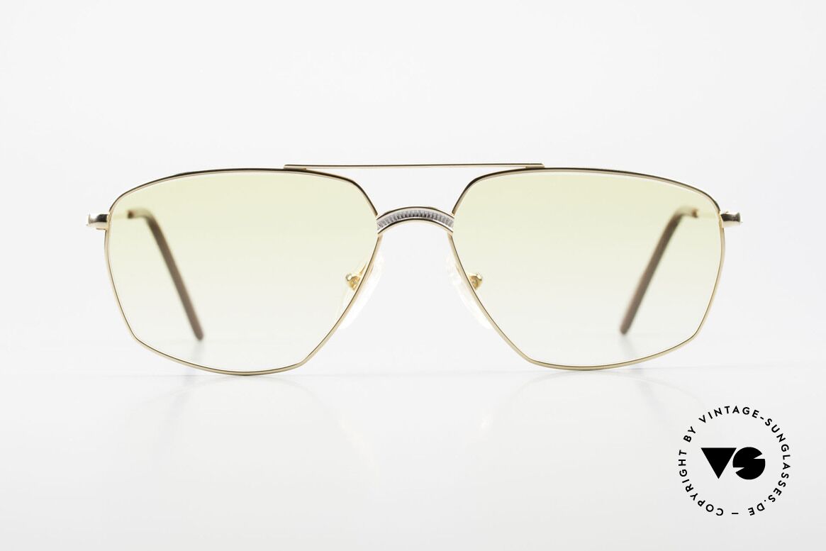 Alpina FM80 Sonnengläser in Gelb Verlauf, außergewöhnliche vintage ALPINA Sonnenbrille, Passend für Herren