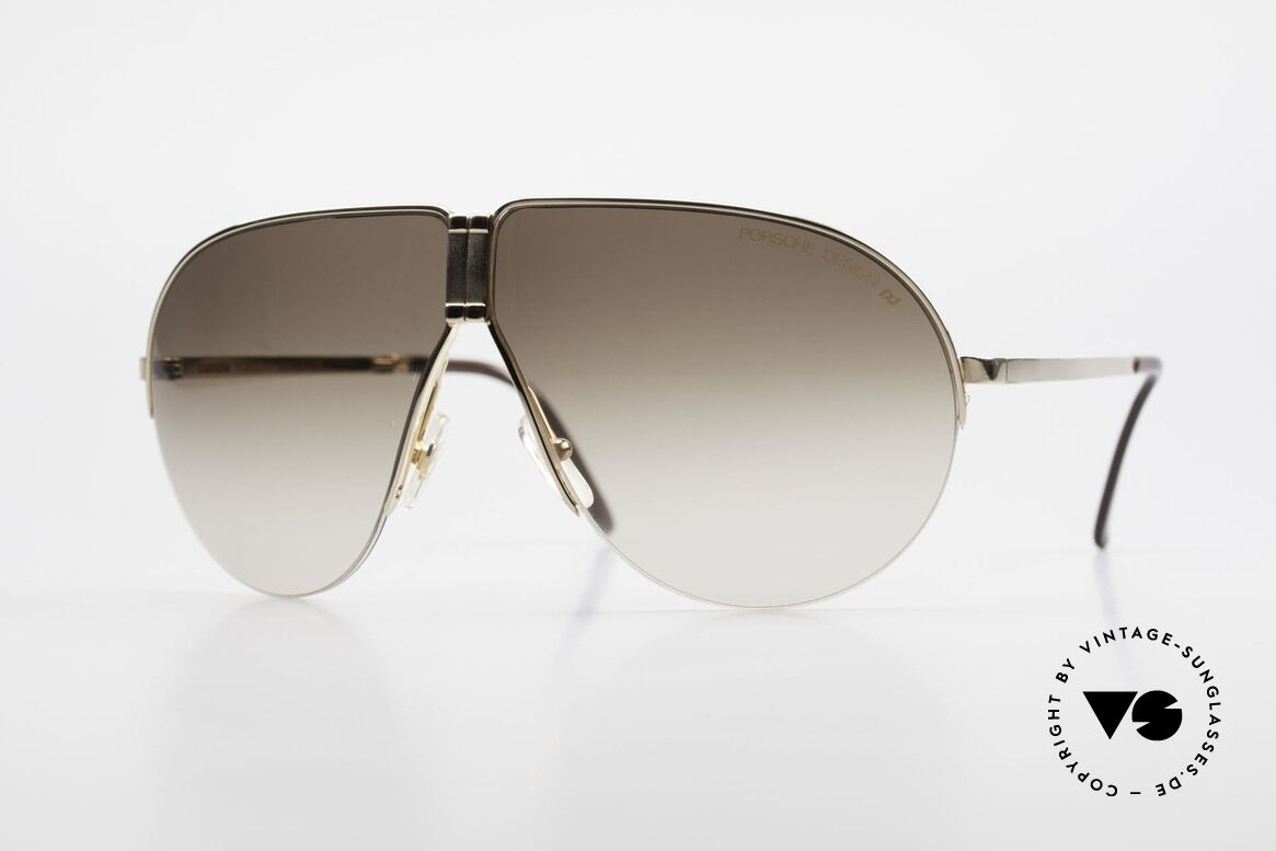 Porsche 5628 Rare 80er Faltsonnenbrille, praktische 80er Jahre Faltsonnenbrille von Porsche, Passend für Herren