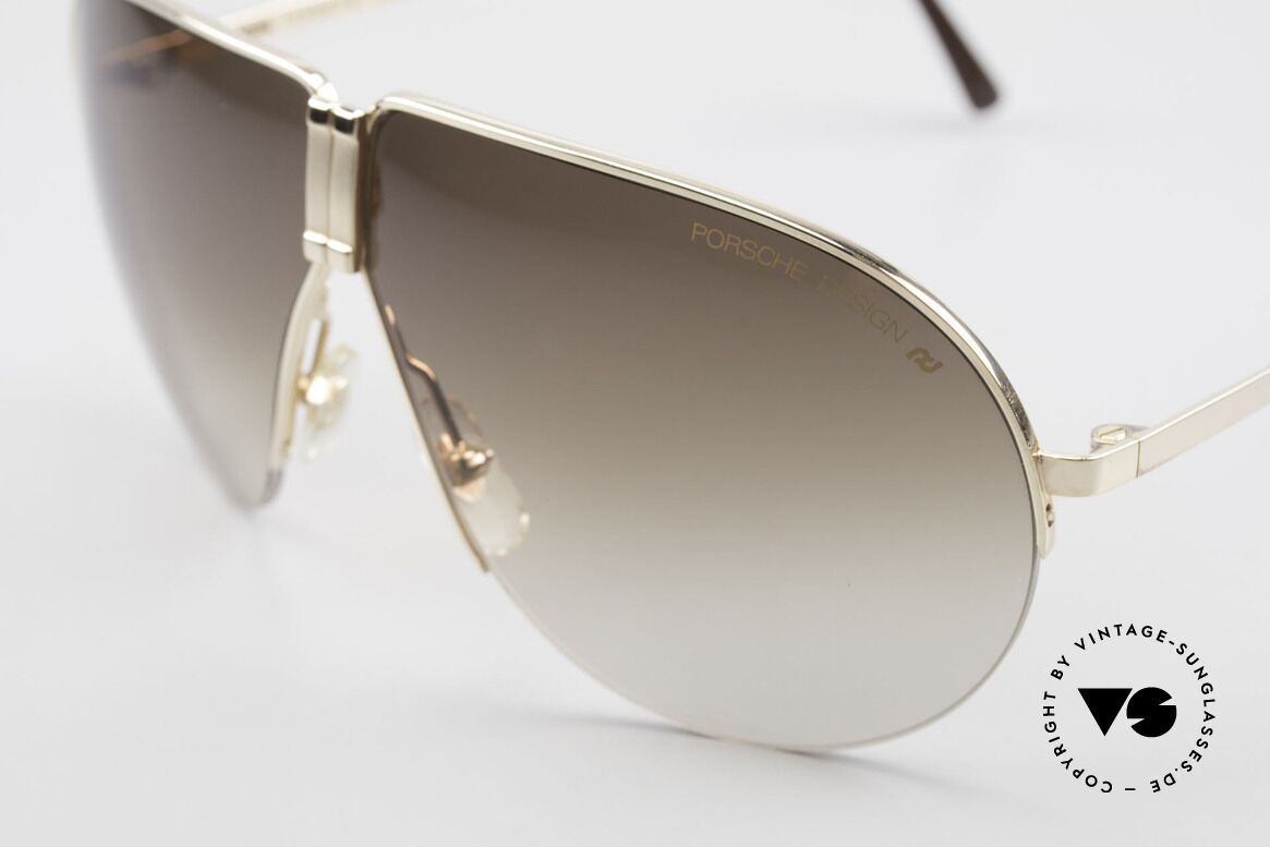 Porsche 5628 Rare 80er Faltsonnenbrille, ungetragen (wie all unsere vintage Porsche Brillen), Passend für Herren