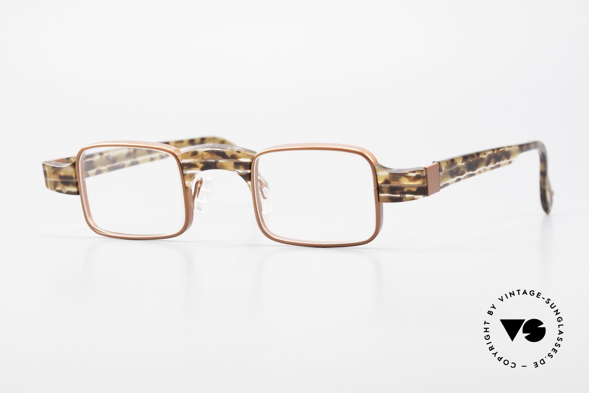 Theo Belgium Aphrodite Vintage Damen Designerbrille, vintage "Kombi" 1990er Theo Belgium Brillenfassung, Passend für Damen