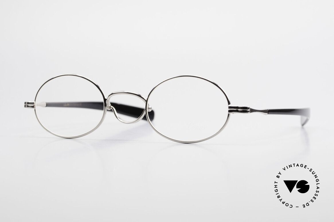 Lunor Swing A 33 Oval Vintage Brille Mit Schwenksteg, LUNOR = französisch für "Lunette d’Or" (Goldbrille), Passend für Herren und Damen