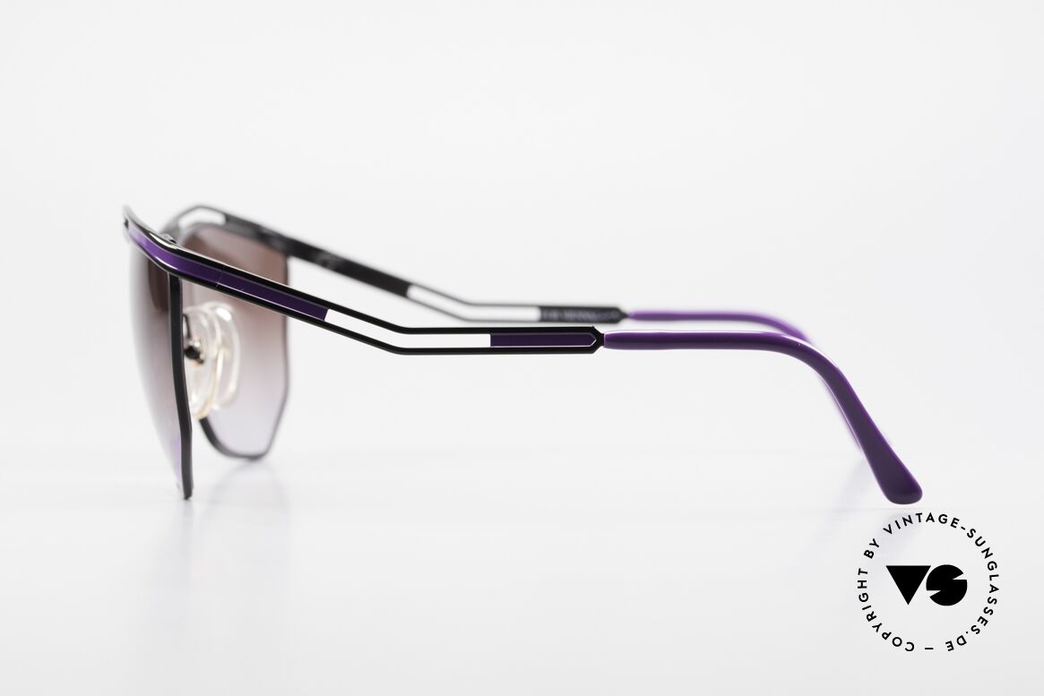 Paloma Picasso 1478 Rare 90er Damen Sonnenbrille, tolle Farben, Formen und Muster = Designerbrillen, Passend für Damen