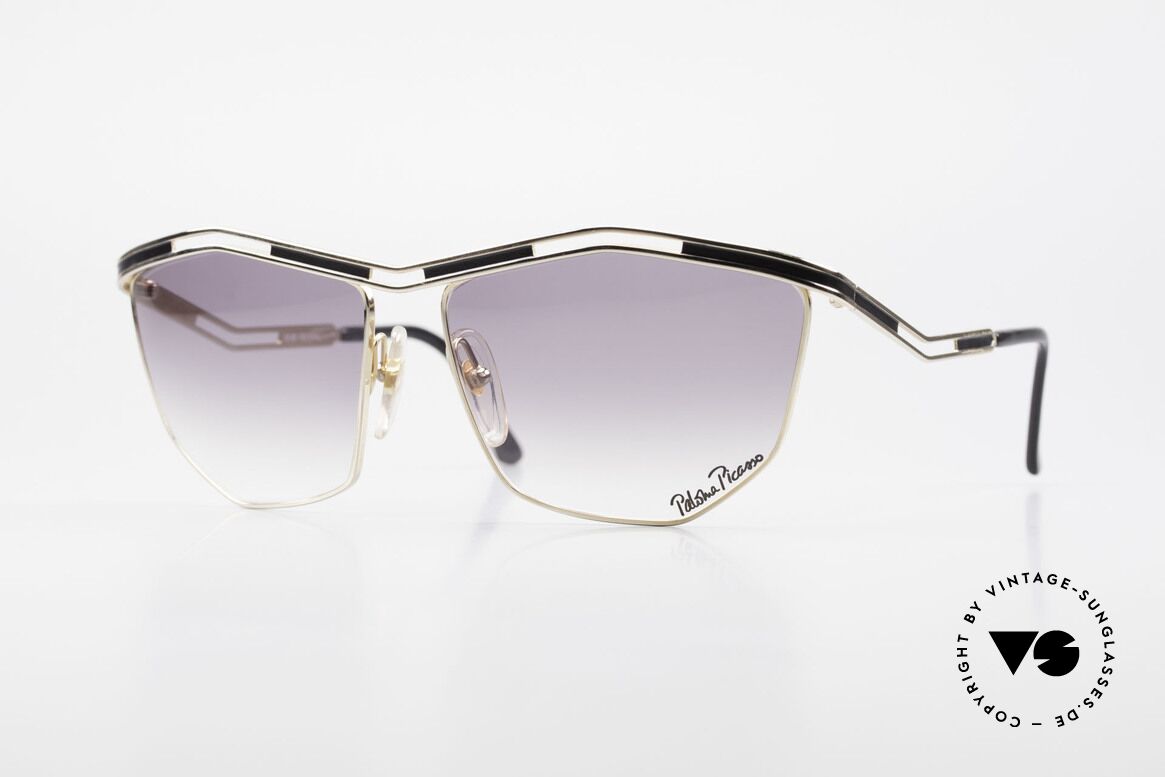 Paloma Picasso 1478 Keine Retrobrille 90er Rarität, vintage Designersonnenbrille von Paloma Picasso, Passend für Damen