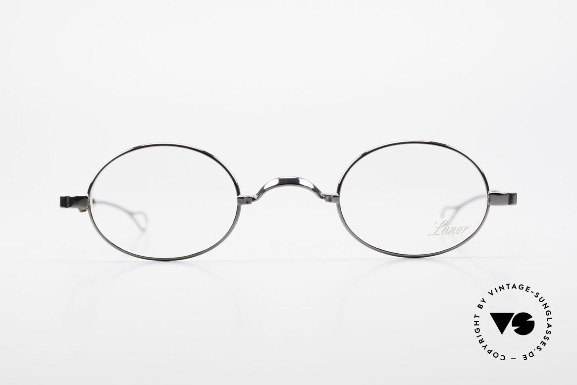 Lunor I 22 Telescopic Ovale Brille Schiebebügel, LUNOR = französisch für "Lunette d’Or" (Goldbrille), Passend für Herren und Damen