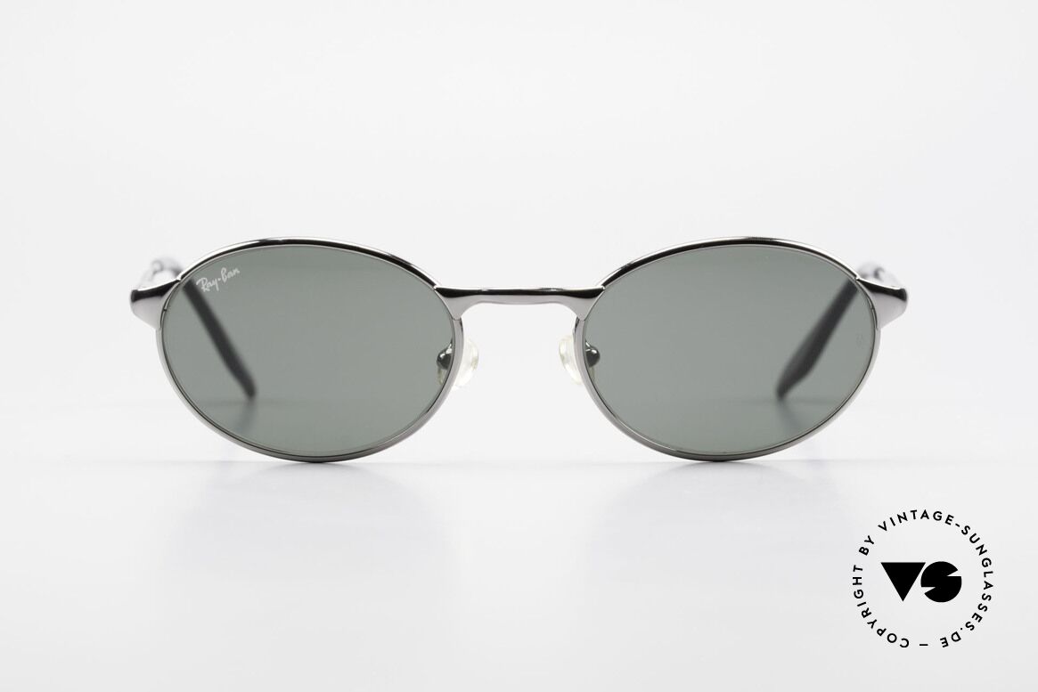 Ray Ban Highstreet Metal Oval Letzte Ray-Ban USA Brille B&L, alte Ray-Ban 'Highstreet-Series' Sonnenbrille von 1999, Passend für Herren und Damen
