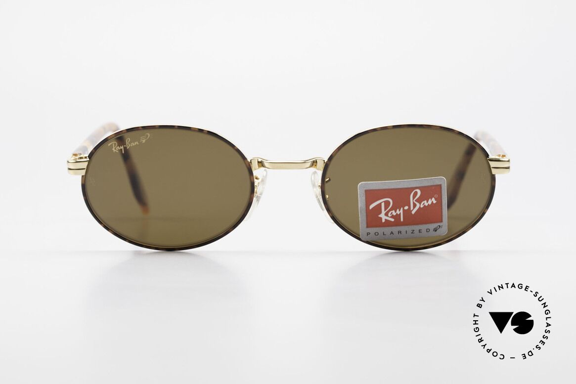 Ray Ban Sidestreet Diner Oval Polarisierende B&L USA Brille, alte Ray-Ban 'SideStreet-Series' Sonnenbrille von 1999, Passend für Herren und Damen
