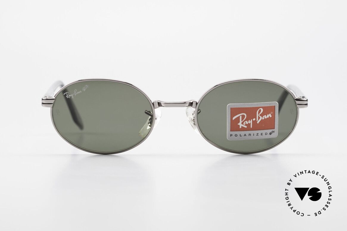 Ray Ban Sidestreet Diner Oval Polarisierende USA B&L Brille, alte Ray-Ban 'SideStreet-Series' Sonnenbrille von 1999, Passend für Herren und Damen