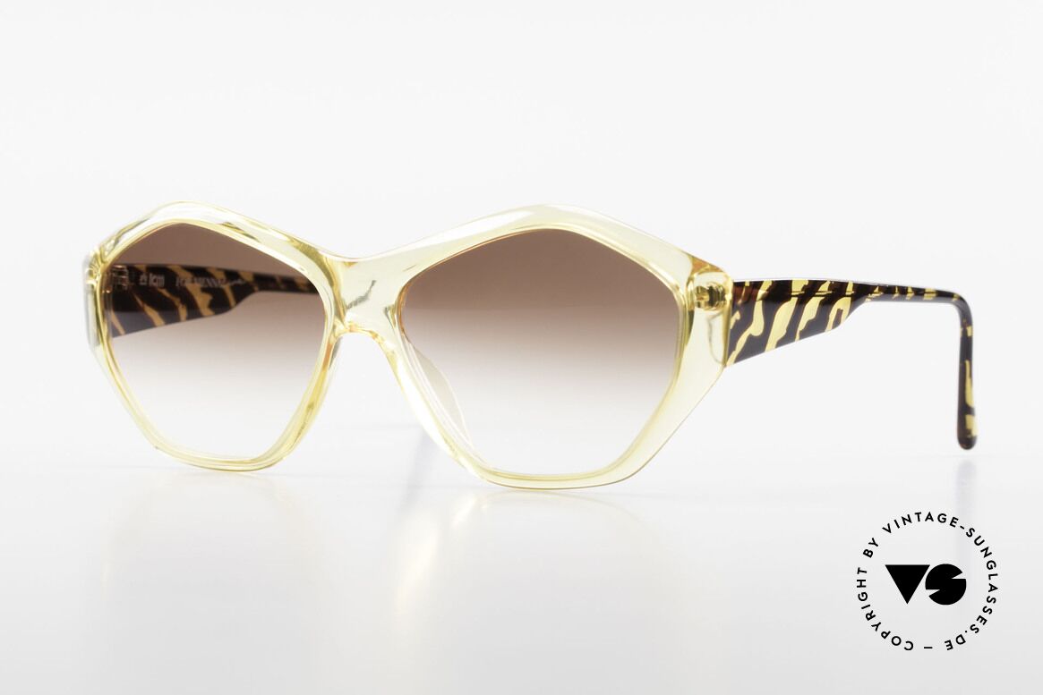 Paloma Picasso 1463 Optyl Sonnenbrille 90er Damen, Damen Designer-Sonnenbrille von Paloma Picasso, Passend für Damen
