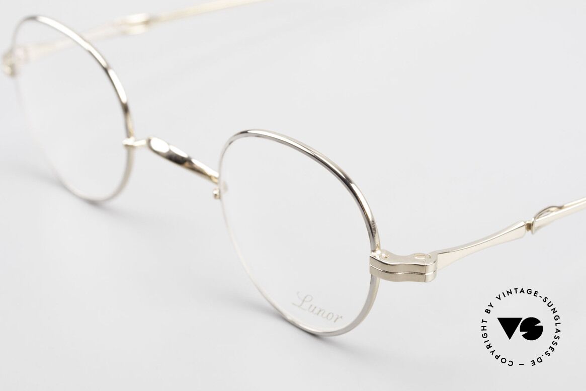 Lunor I 15 Telescopic Ausziehbare Brillenbügel, bekannt für den W-Steg und die schlichten Formen, Passend für Herren und Damen