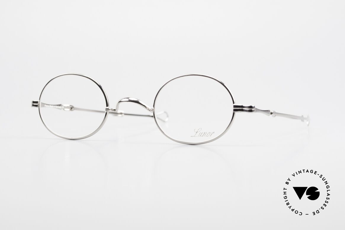 Lunor I 10 Telescopic Ovale Teleskop Brille Vintage, LUNOR = französisch für "Lunette d’Or" (Goldbrille), Passend für Herren und Damen