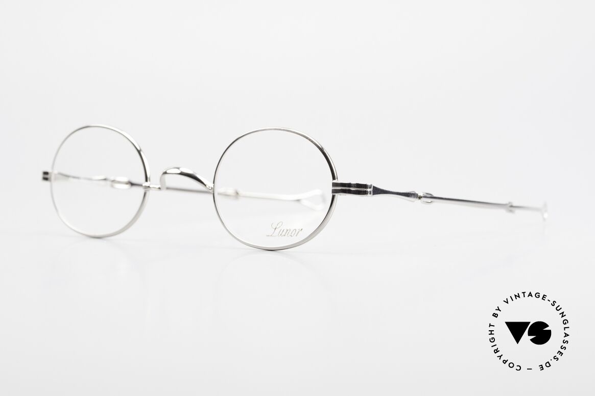 Lunor I 10 Telescopic Ovale Teleskop Brille Vintage, Brillendesign in Anlehnung an frühere Jahrhunderte, Passend für Herren und Damen