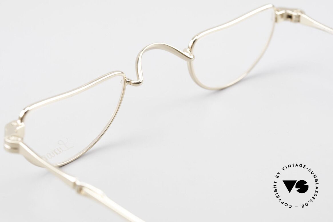 Lunor I 07 Telescopic Vergoldete Teleskop Brille, Größe: extra small, Passend für Herren und Damen