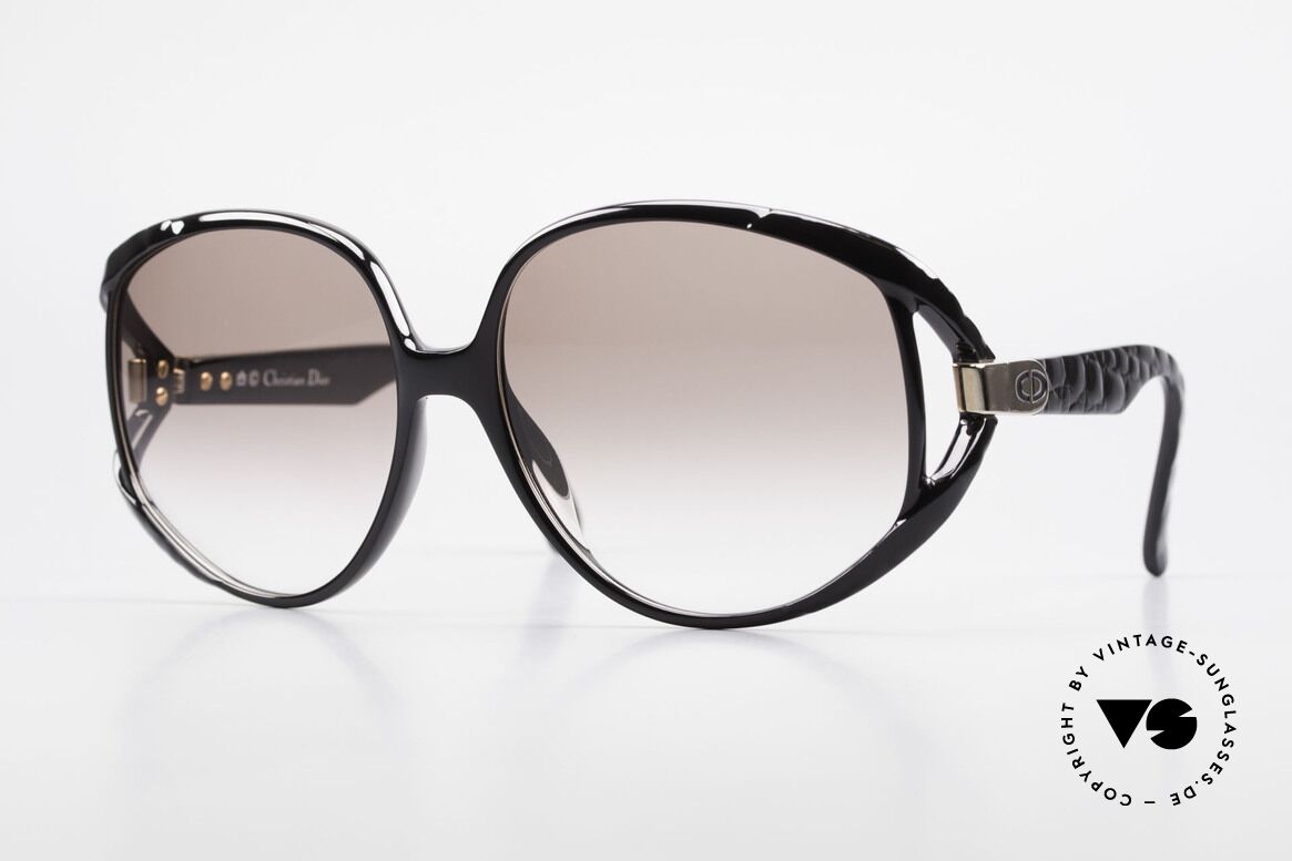 Christian Dior 2320 80er Damen XL Sonnenbrille, übergroße Christian Dior Sonnenbrille von 1987, Passend für Damen