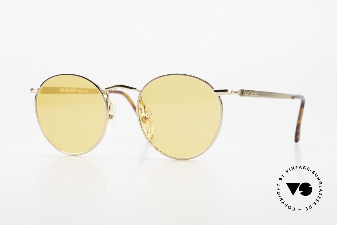 John Lennon - The Dreamer Sehr Kleine Runde Sonnenbrille, vintage Brille der original 'John Lennon Collection', Passend für Herren und Damen