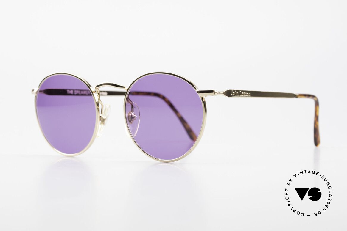 John Lennon - The Dreamer Sehr Kleine Panto Sonnenbrille, benannt nach bekannten J. Lennon / Beatles Songs, Passend für Herren und Damen