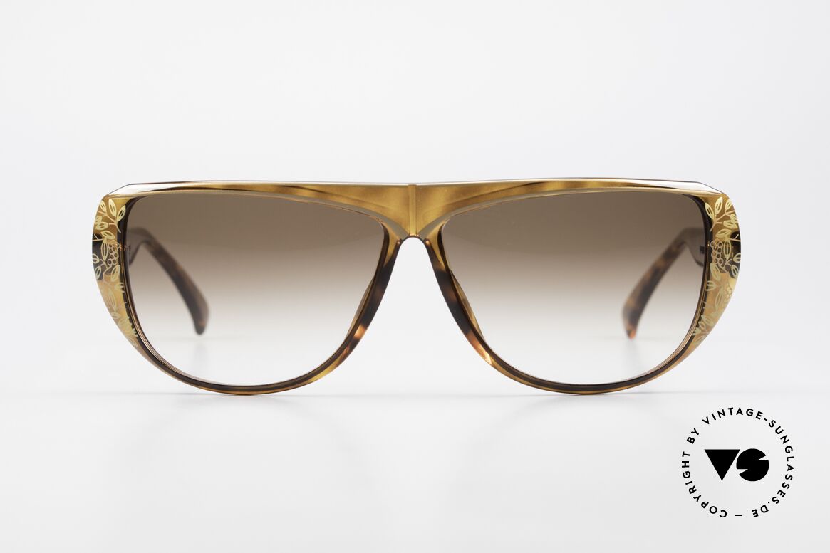 Christian Dior 2421 Damen Sonnenbrille 80er Optyl, zauberhafte Farben und Muster dank Optyl-Material, Passend für Damen