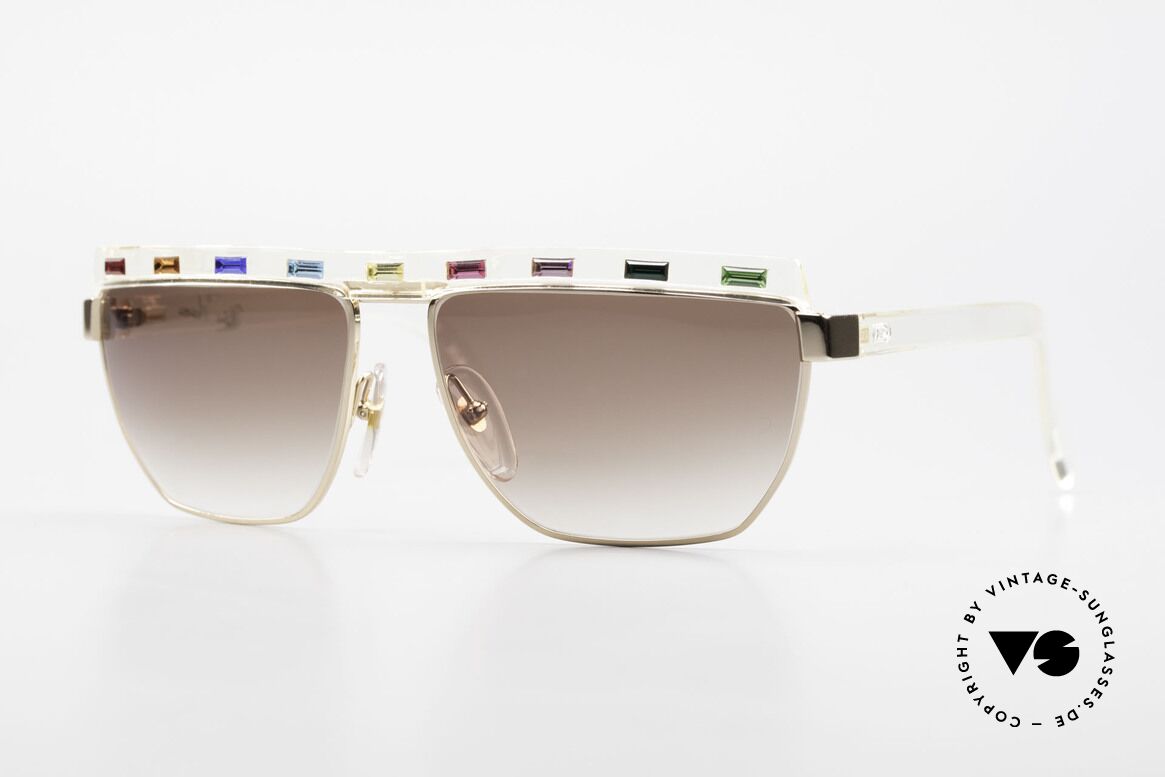 Paloma Picasso 3706 Farben Sämtlicher Edelsteine, Damen Designersonnenbrille von Paloma Picasso, Passend für Damen