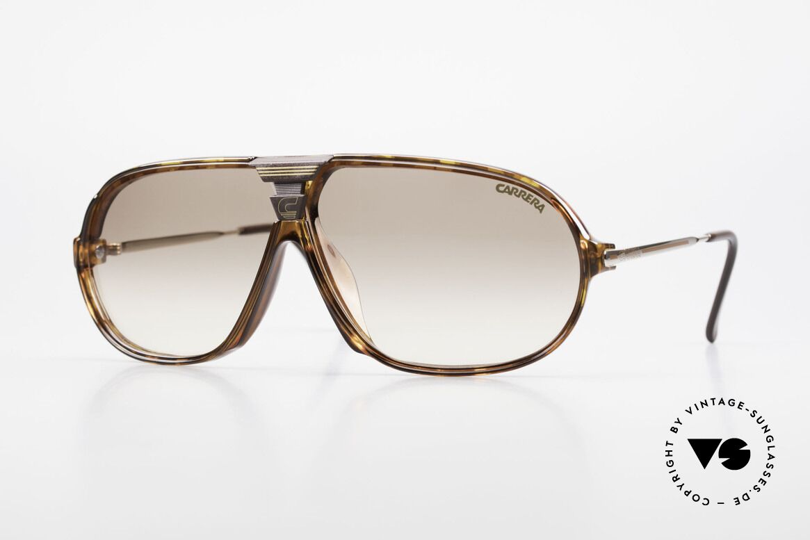 Carrera 5416 80er Brille Mit Wechselgläsern, sensationelle Carrera Sportsonnenbrille von 1988, Passend für Herren