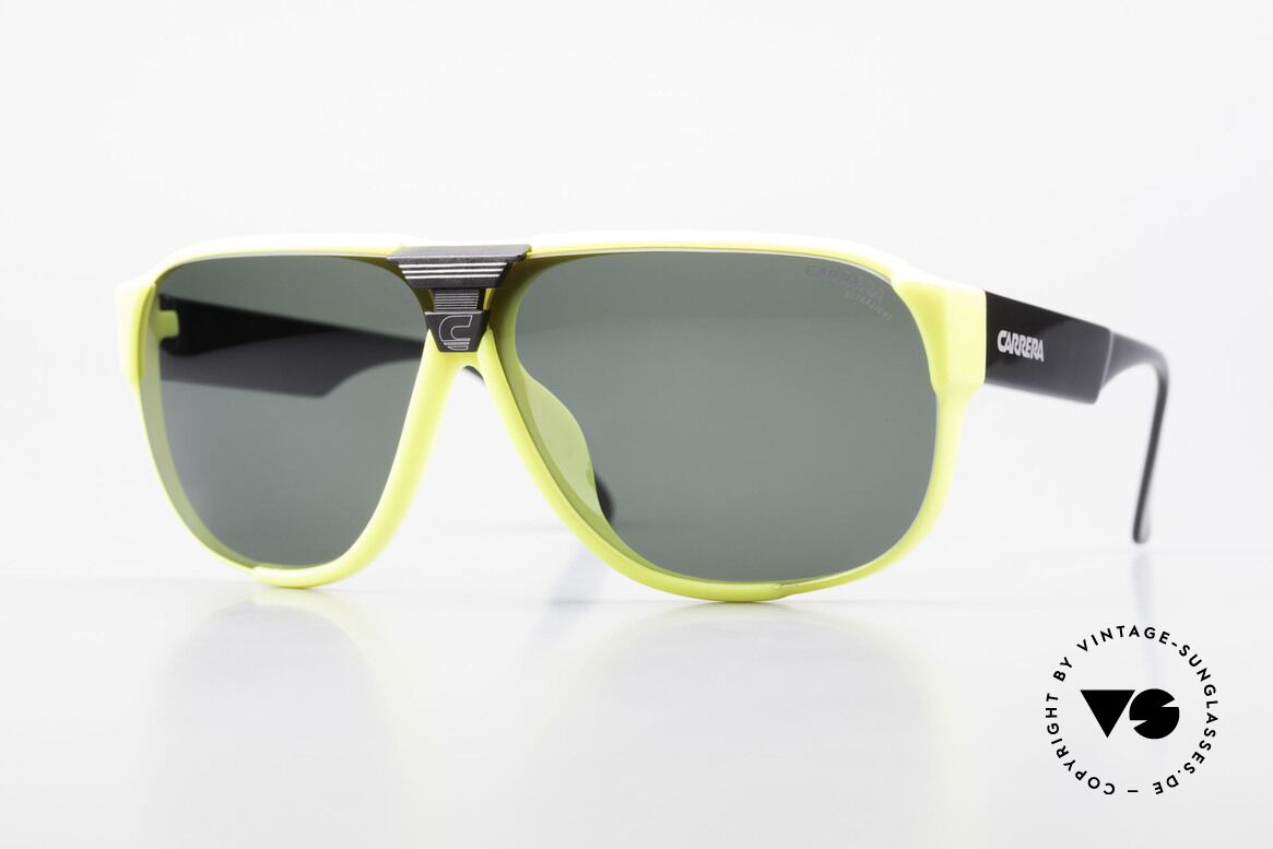 Carrera 5431 80er Sportsonnenbrille Alpin, Carrera Alpine-Changer Sportsonnenbrille v. 1988, Passend für Herren