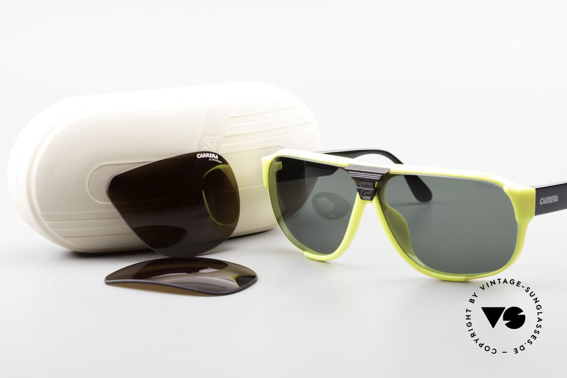 Carrera 5431 80er Sportsonnenbrille Alpin, Größe: medium, Passend für Herren