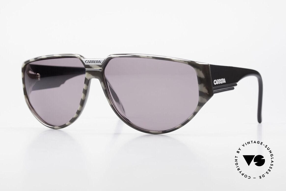 Carrera 5417 Camouflage Sportsonnenbrille, alte, original Carrera Sportsonnenbrille von 1989, Passend für Herren