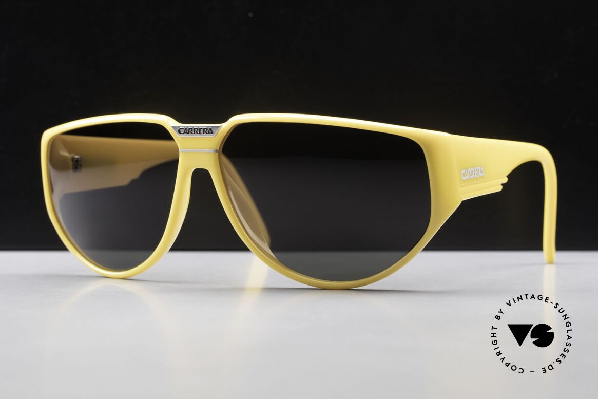 Carrera 5417 Vintage 80er Sportsonnenbrille, Top-Qualität, dank unglaublichem Optyl-Material, Passend für Herren