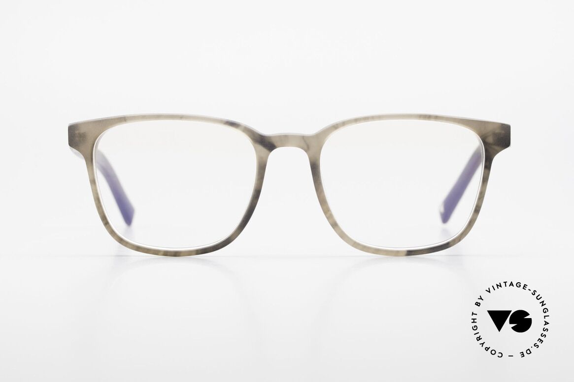 Kerbholz Ludwig Holzbrille Herren Blackwood, Brillenfront in smokey-grey mit Bügeln aus Blackwood, Passend für Herren