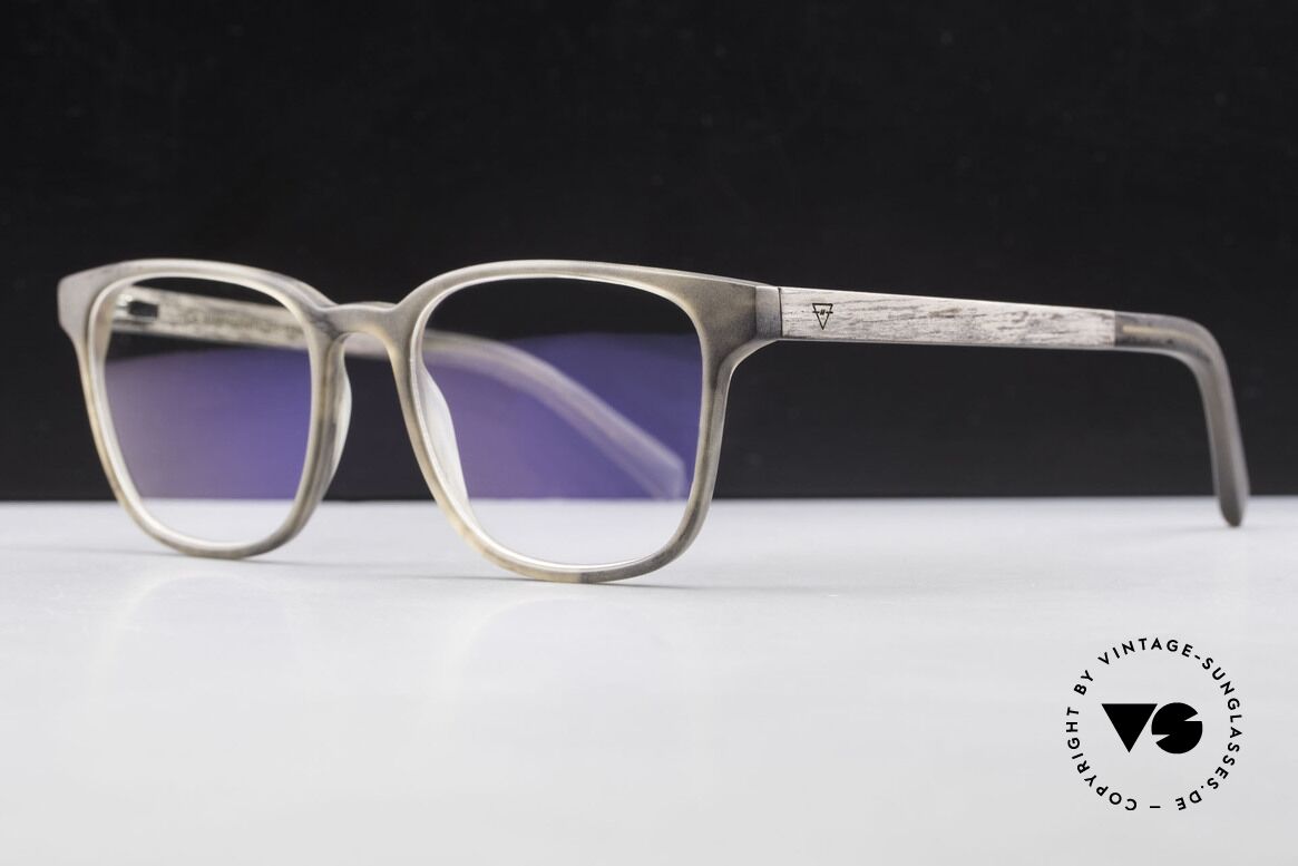 Kerbholz Ludwig Holzbrille Herren Blackwood, jedes Holz-Modell ist individuell (dank der Maserung), Passend für Herren
