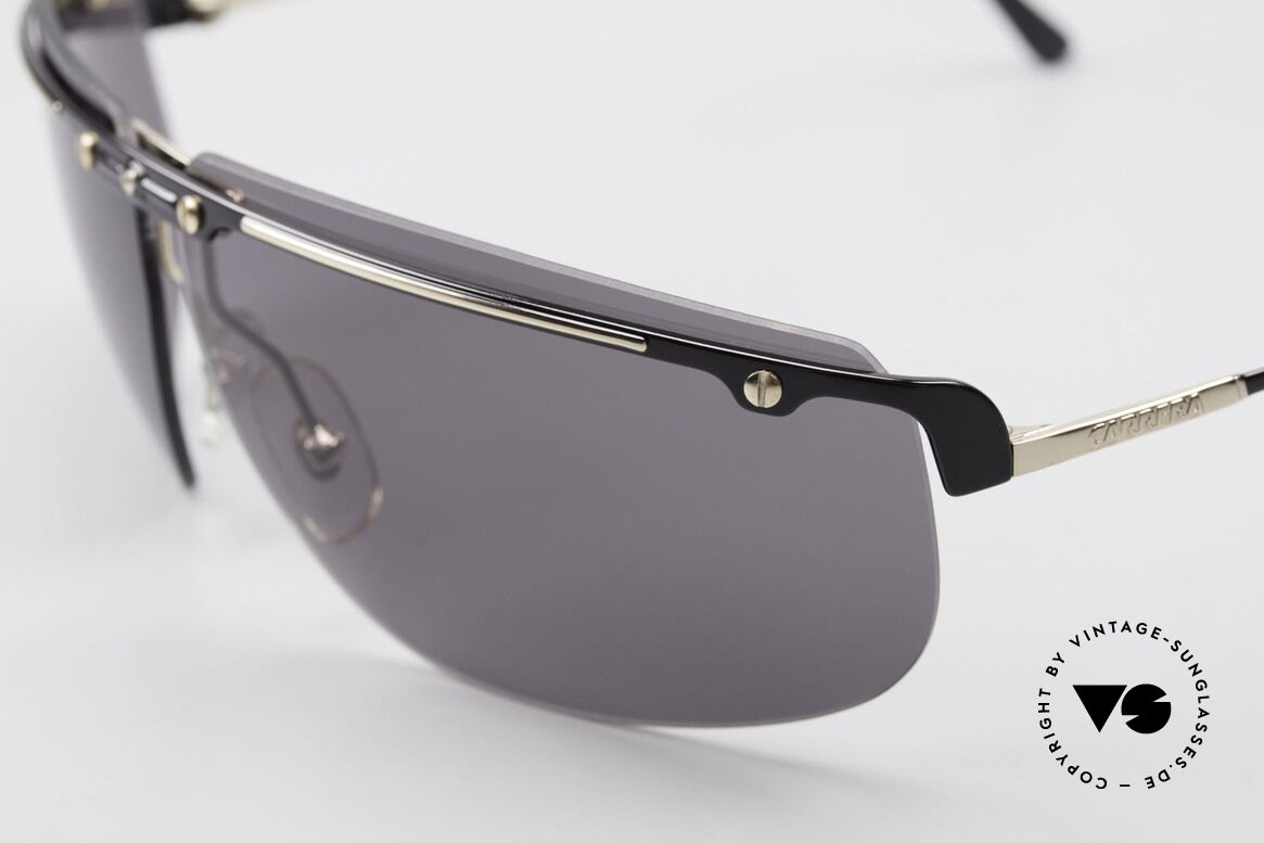 Carrera 5420 90er Sportsonnenbrille Wrap, 100% UV Protection & stilvolles Accessoire zugleich, Passend für Herren