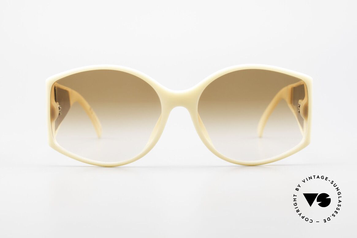 Christian Dior 2435 Damen Designersonnenbrille, toller Optyl-Kunstoffrahmen mit prunkvollen Bügeln, Passend für Damen