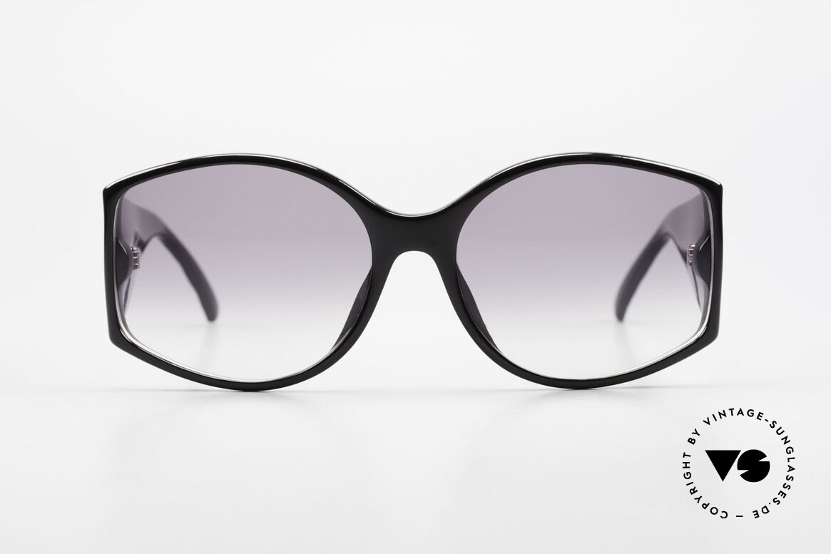 Christian Dior 2435 80er Designerbrille Damen, toller Optyl-Kunstoffrahmen mit prunkvollen Bügeln, Passend für Damen