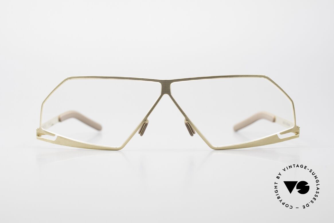 Mykita Chuck Futuristische Designerbrille, futuristische MYKITA Designer-Brillenfassung von 2004, Passend für Herren und Damen