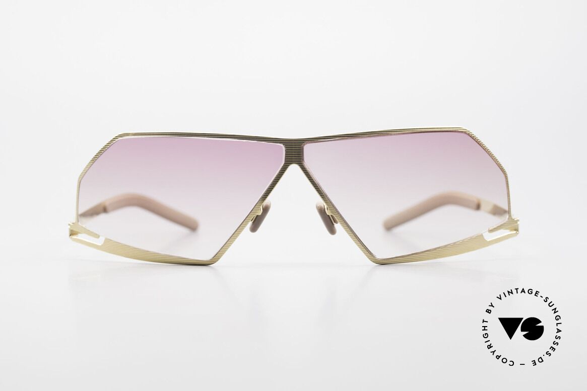 Mykita Chuck Futuristische Sonnenbrille, futuristische MYKITA Designer-Sonnenbrille von 2004, Passend für Herren und Damen