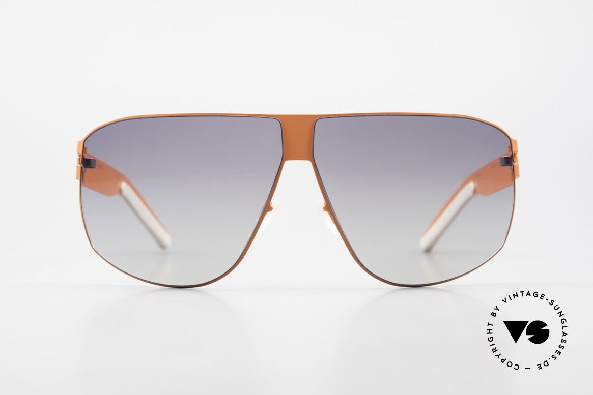 Mykita Terrence Mykita Brille Neonorange 2011, original VINTAGE Mykita Herren-Sonnenbrille von 2011, Passend für Herren