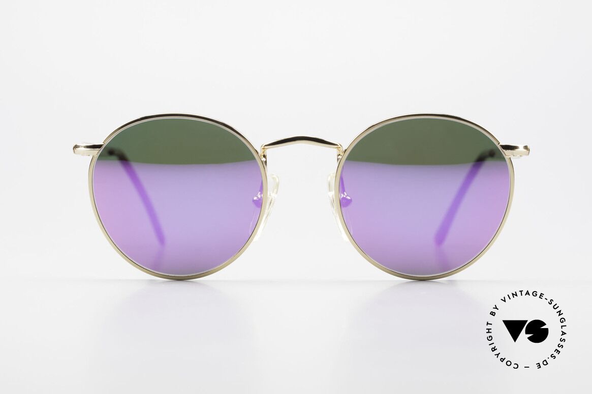John Lennon - The Dreamer Pink Verspiegelte Sonnengläser, Model 'The Dreamer': Panto-Brille in 47mm Größe, Passend für Herren und Damen