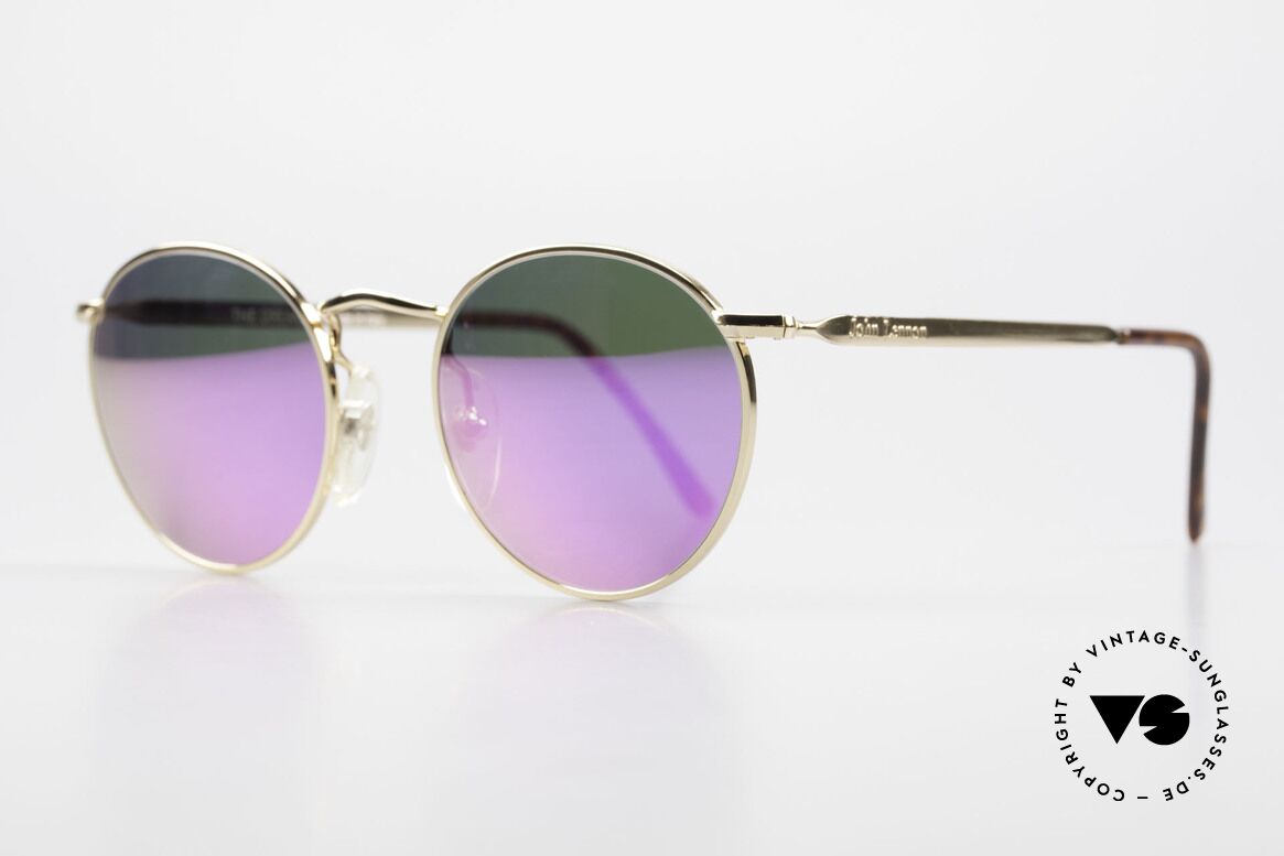 John Lennon - The Dreamer Pink Verspiegelte Sonnengläser, benannt nach bekannten J. Lennon / Beatles Songs, Passend für Herren und Damen