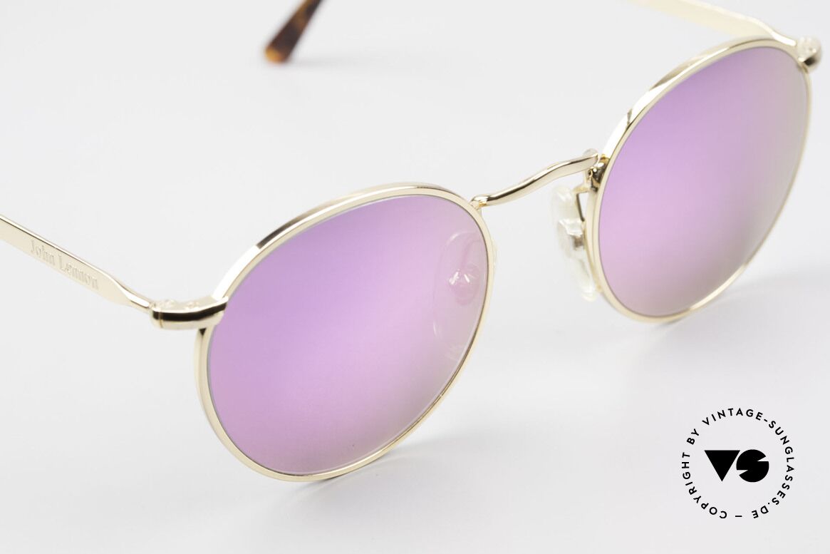 John Lennon - The Dreamer Pink Verspiegelte Sonnengläser, KEINE RetroSonnenbrille, sondern ein altes Original, Passend für Herren und Damen