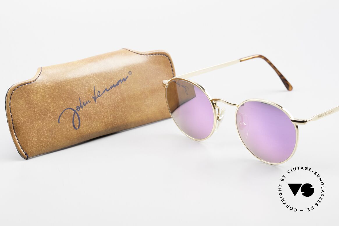 John Lennon - The Dreamer Pink Verspiegelte Sonnengläser, Größe: extra small, Passend für Herren und Damen