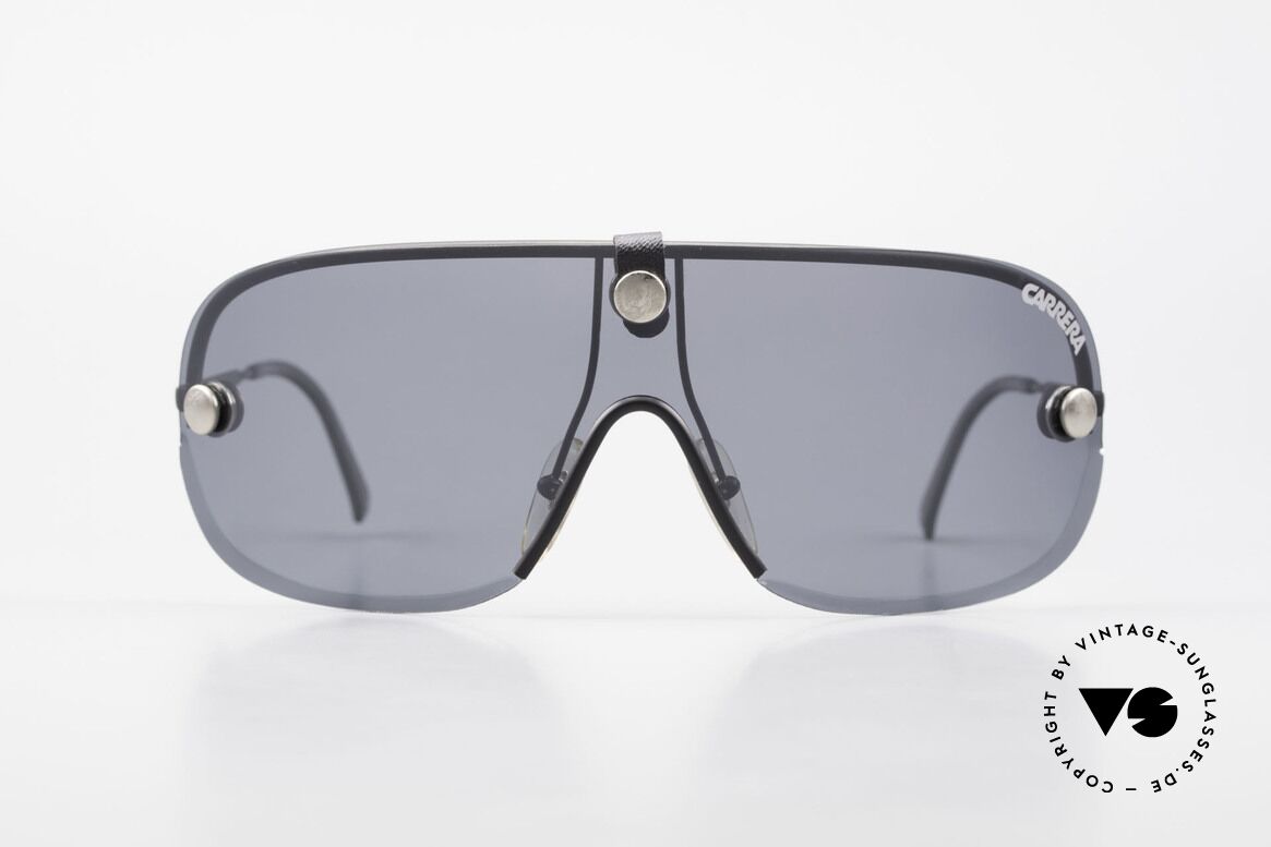 Carrera 5418 Allwetter Brille Polarisierend, Allwetter-Sonnenbrille mit auswechselbaren Scheiben, Passend für Herren