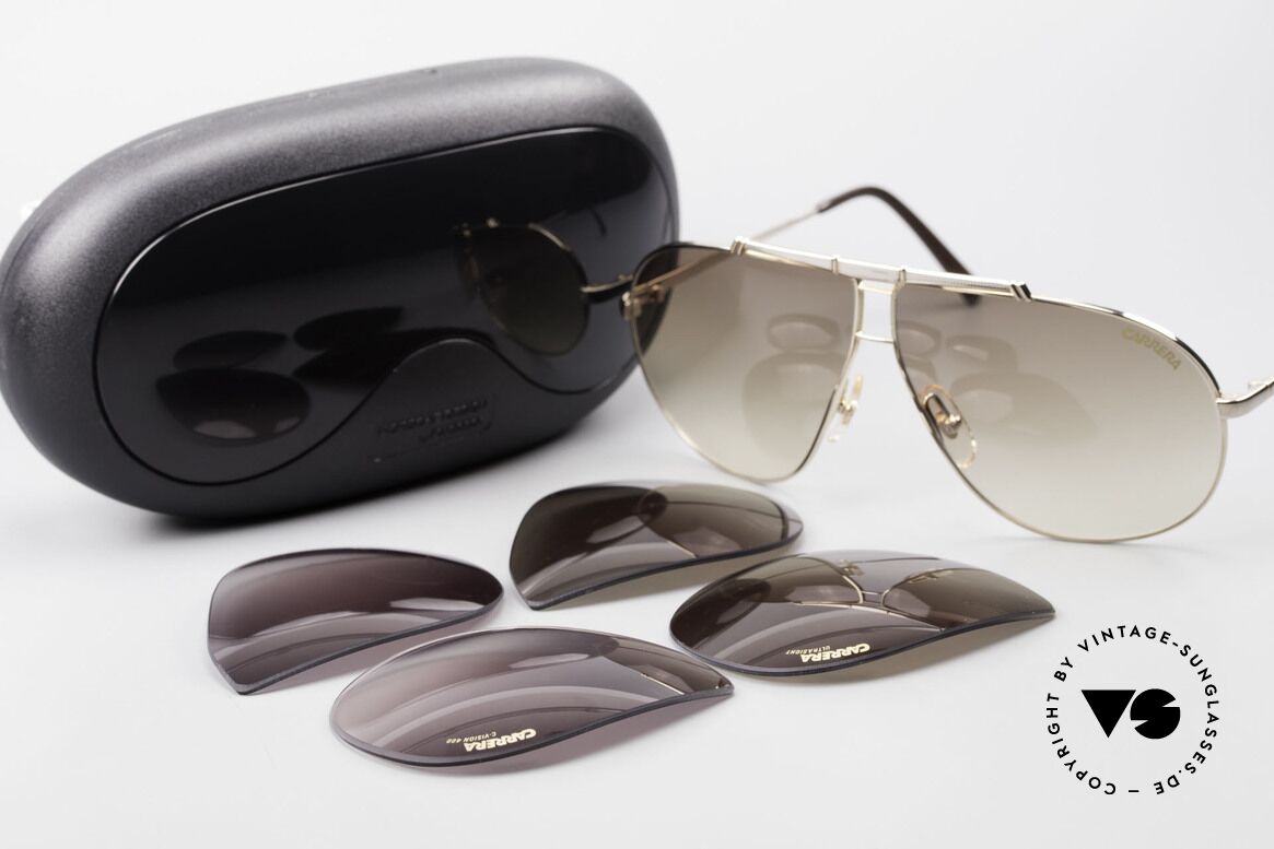 Carrera 5401 Small 80er Brille Mit 3 Paar Gläsern, Größe: medium, Passend für Herren und Damen