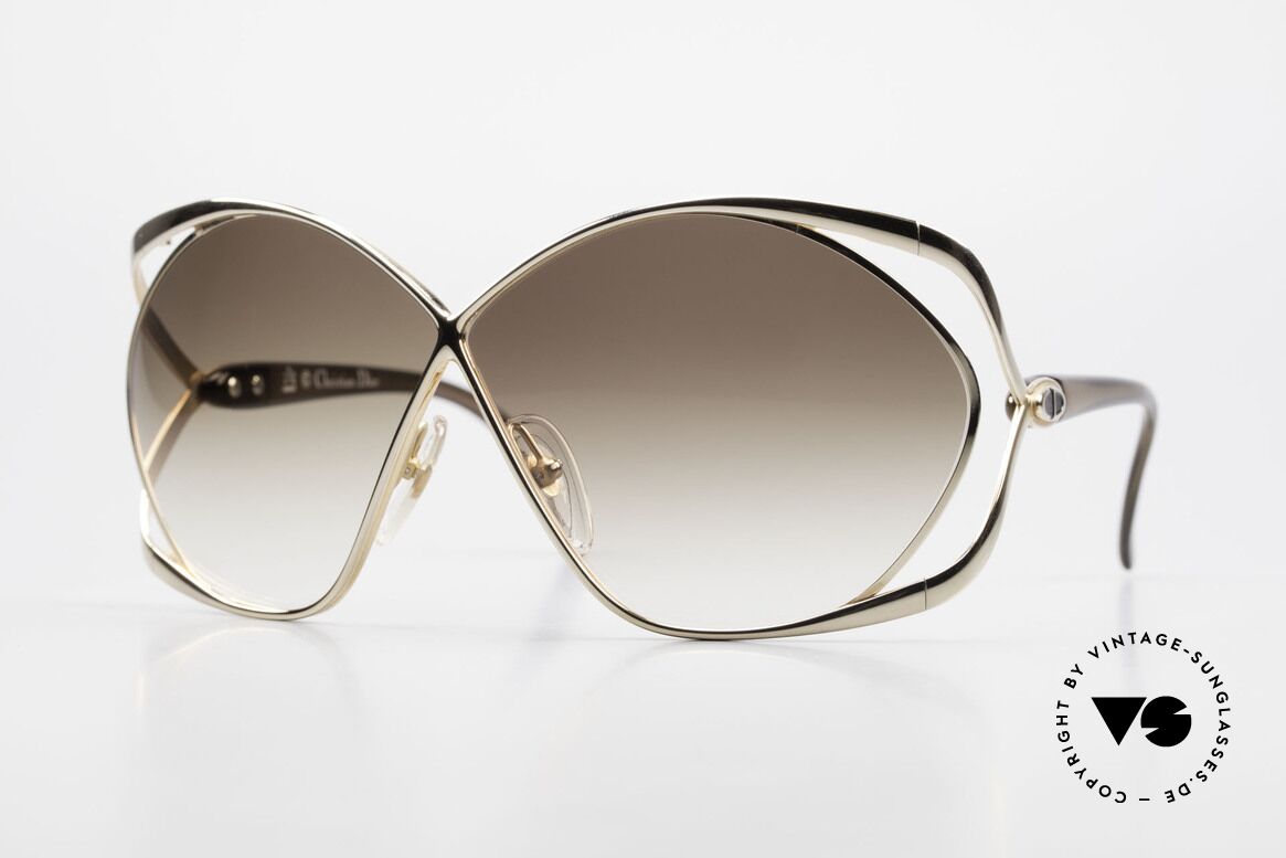 Christian Dior 2056 Damen Sonnenbrille Butterfly, zauberhafte Designer-Sonnenbrille von Christian Dior, Passend für Damen