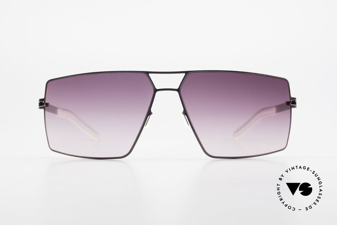 Mykita Viktor Designer Sonnenbrille Eckig, original VINTAGE Mykita Herren-Sonnenbrille von 2006, Passend für Herren