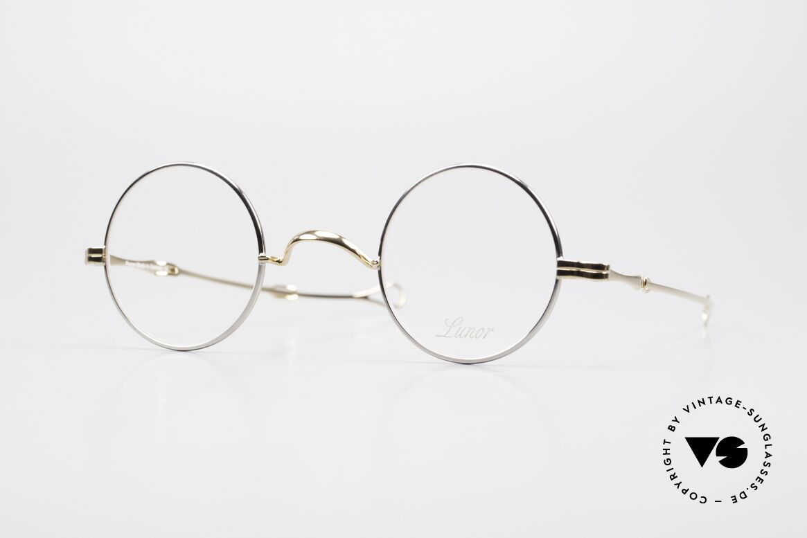Lunor I 12 Telescopic Schiebebügel Teleskopbrille, LUNOR = französisch für "Lunette d’Or" (Goldbrille), Passend für Herren und Damen