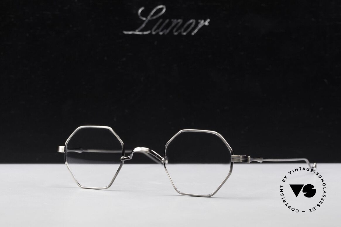 Lunor II 11 Eckige Pantobrille Sehr Klein, Größe: extra small, Passend für Herren und Damen