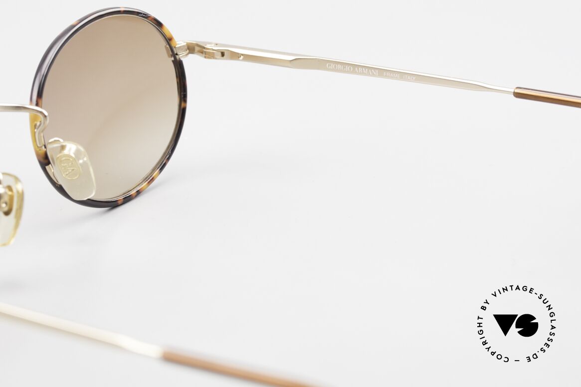 Giorgio Armani 235 Ovale Vintage Sonnenbrille, Größe: medium, Passend für Herren und Damen