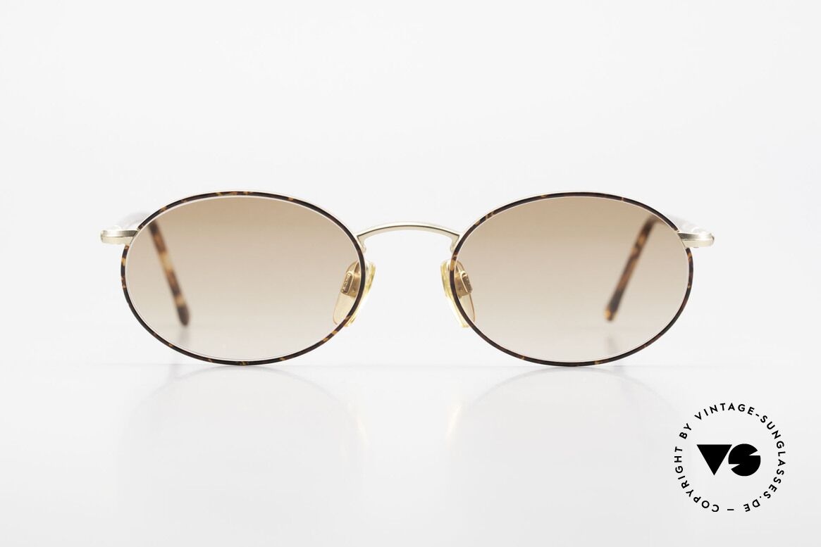Giorgio Armani 192 Vintage Sonnenbrille Oval 80er, ovale vintage Giorgio Armani Sonnenbrille der 1980er, Passend für Herren und Damen