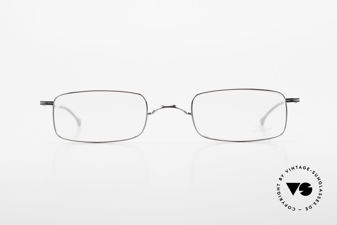 Lunor Telescopic 402 GM Schiebebügel Teleskopbügel, eckige LUNOR Teleskop-Brille mit Schiebebügeln, Passend für Herren